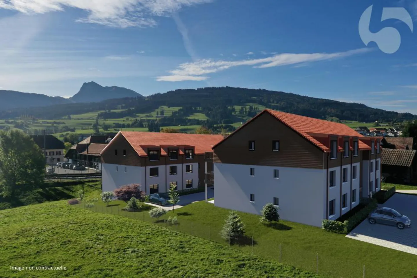4,5 stanze con grande giardino in nuova residenza - Foto 2 di 5
