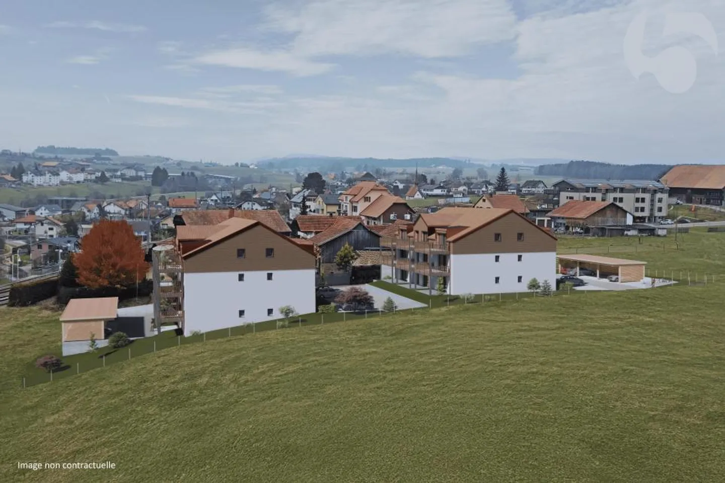 4,5 stanze con grande giardino in nuova residenza - Foto 3 di 5
