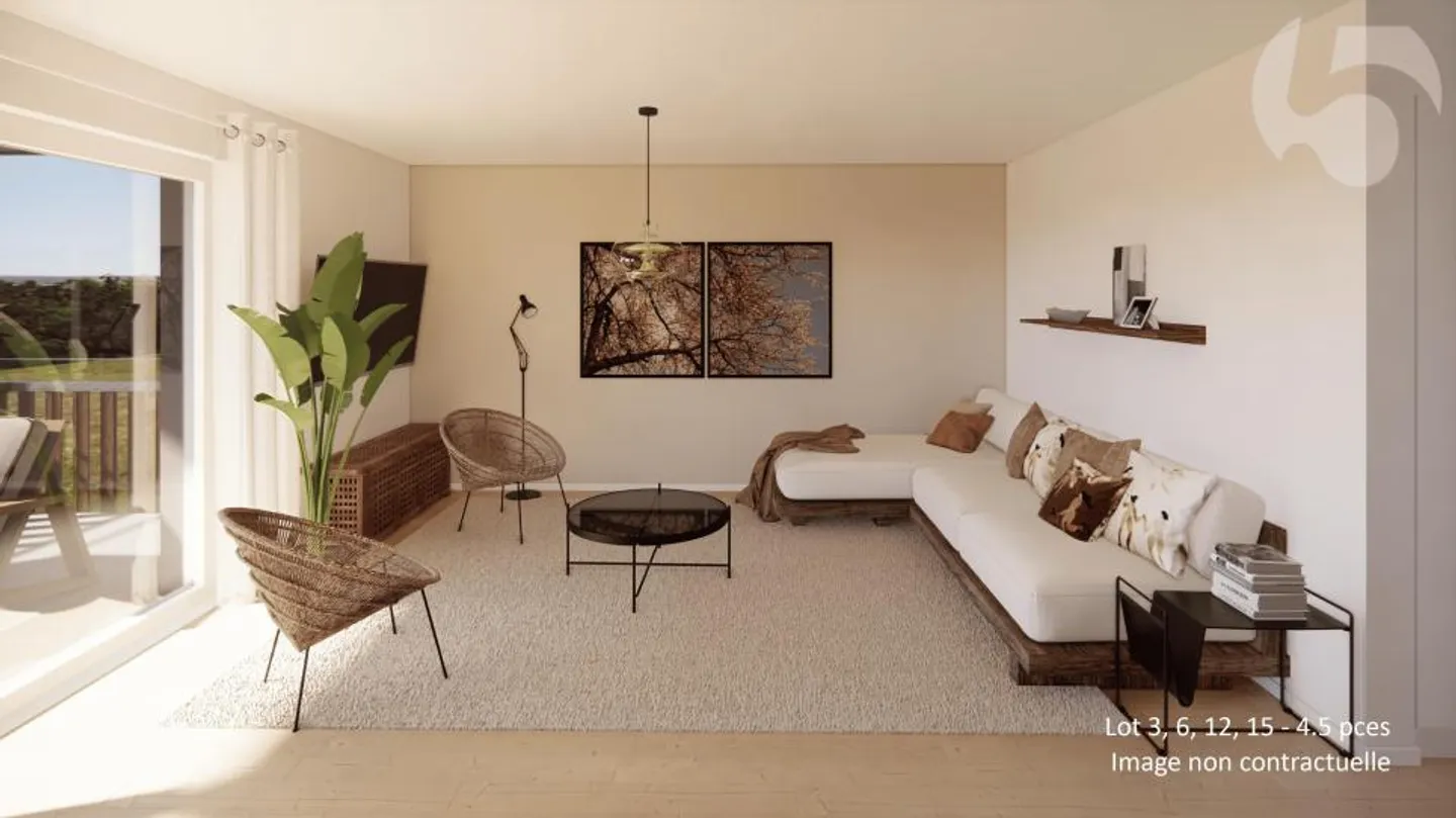 4,5 stanze con grande giardino in nuova residenza - Foto 4 di 5