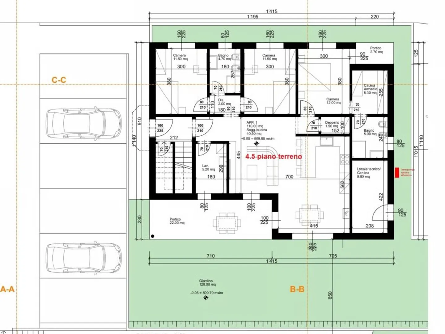MODERNE PENTHOUSE-WOHNUNGEN ODER MIT GARTEN - Foto 6 von 7