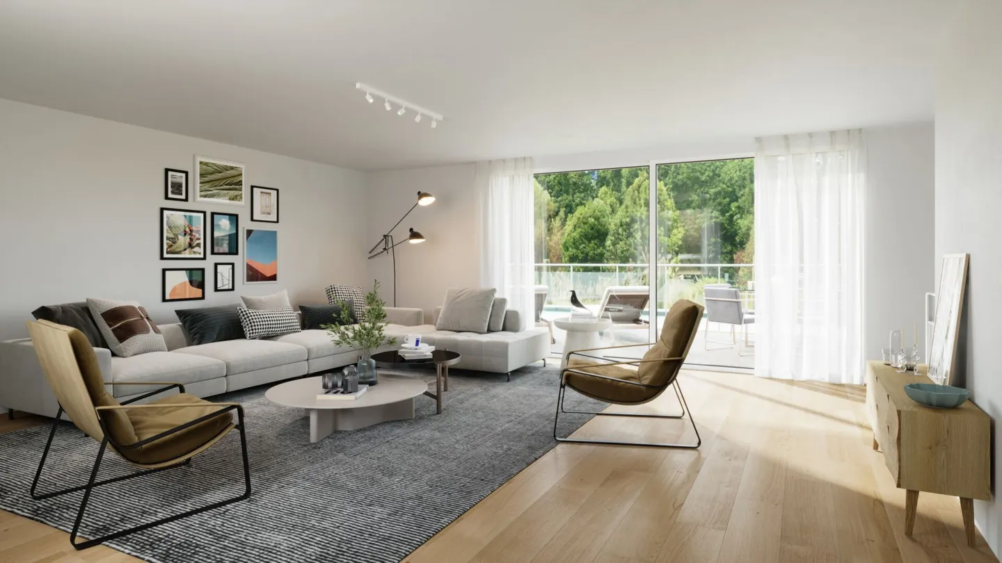 Modernes Doppelhaus in Gampelen - Foto 5 von 8