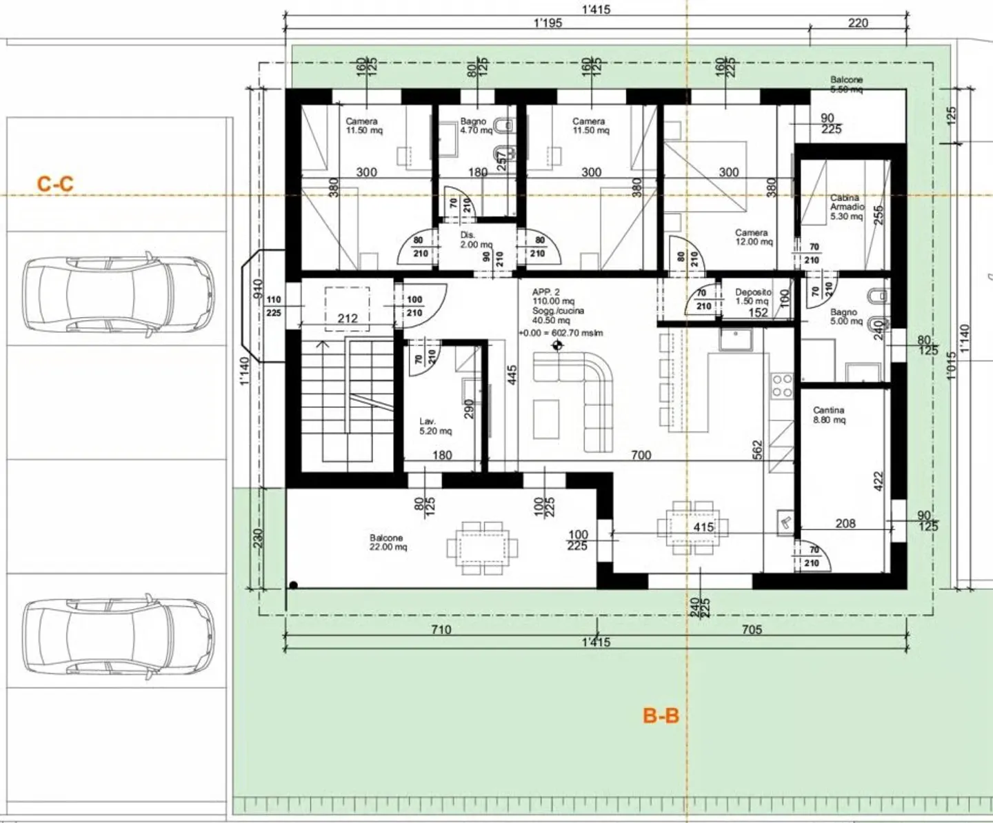 MODERNE PENTHOUSE-WOHNUNGEN ODER MIT GARTEN - Foto 7 von 7