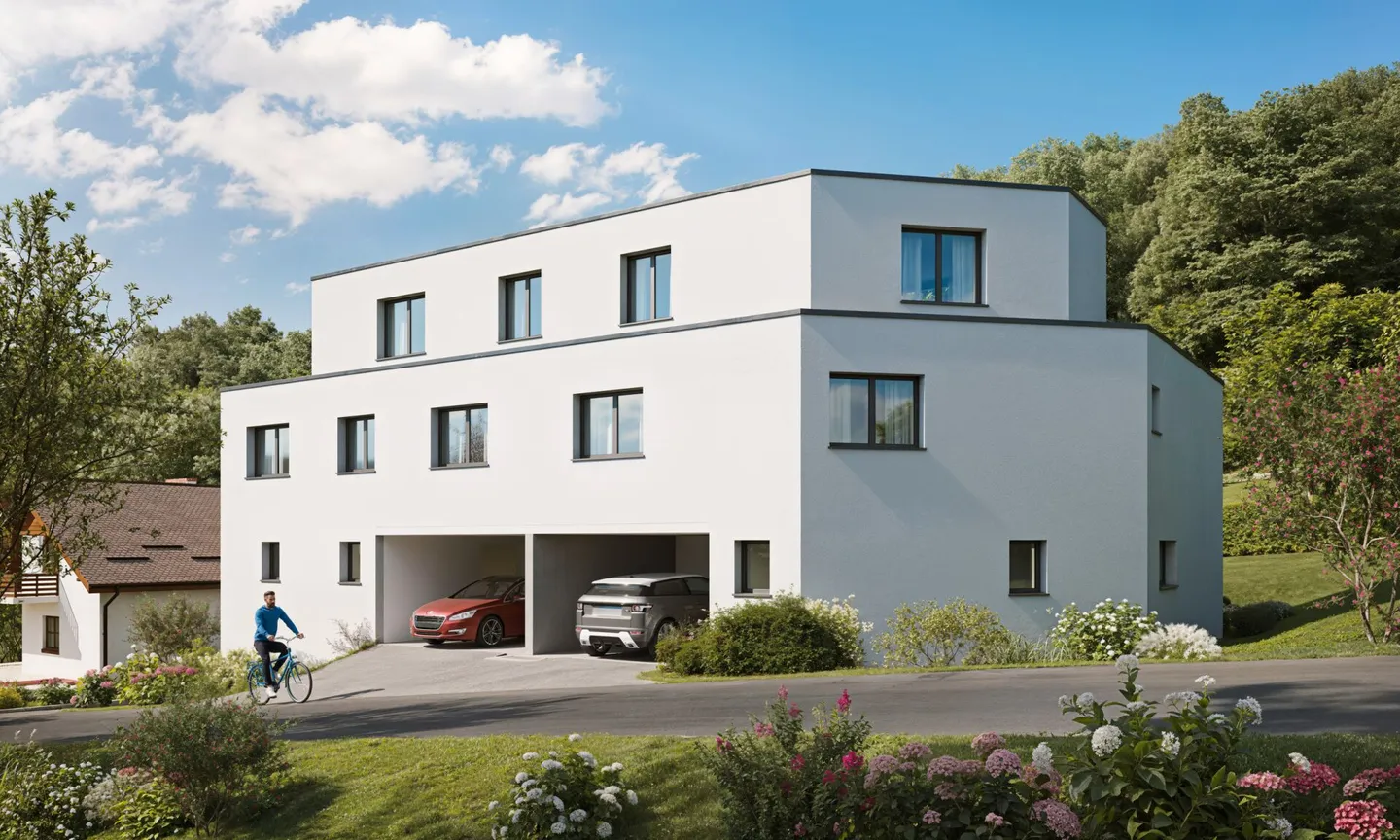 Modernes Doppelhaus in Gampelen - Foto 2 von 8