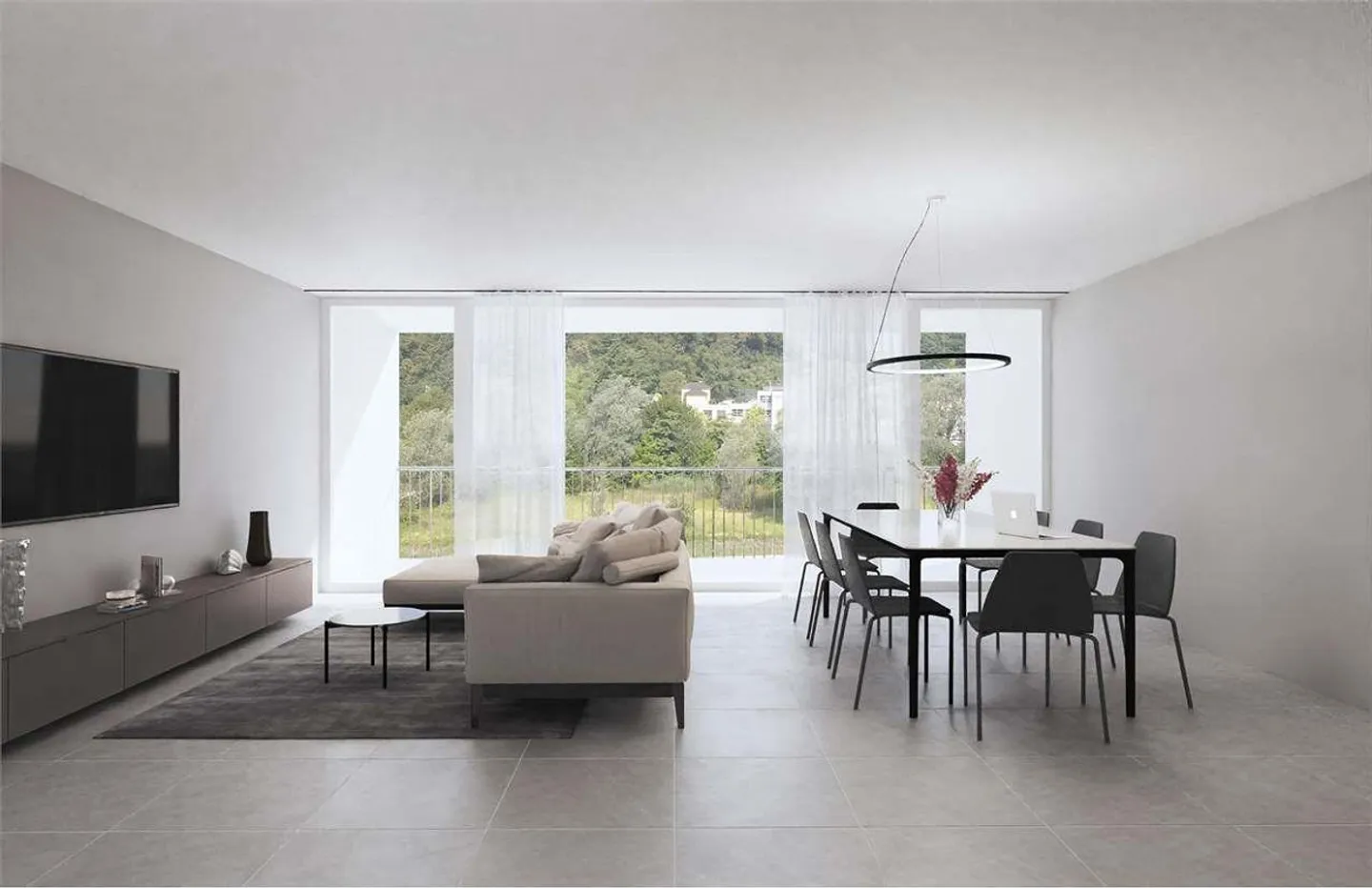 Barbengo - Appartamento luminoso di 4,5 stanze in costruzione - Foto 4 di 7