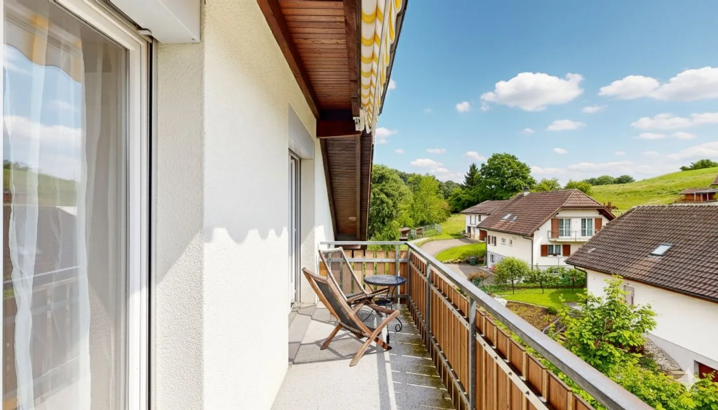 Schöne 5,5-Zimmer-Wohnung in Düdingen - Foto 6 von 9