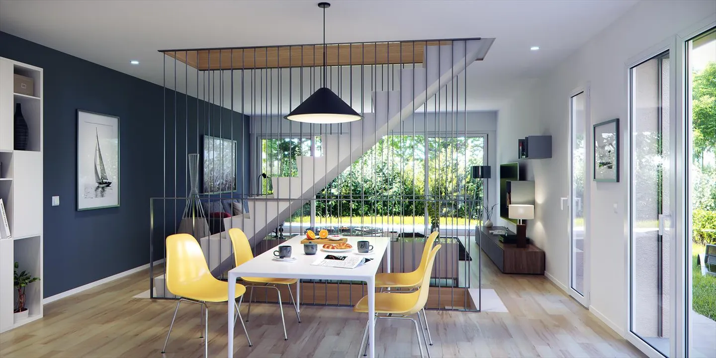 Villa contigua contemporanea in un ampio parco alberato - Foto 1 di 4
