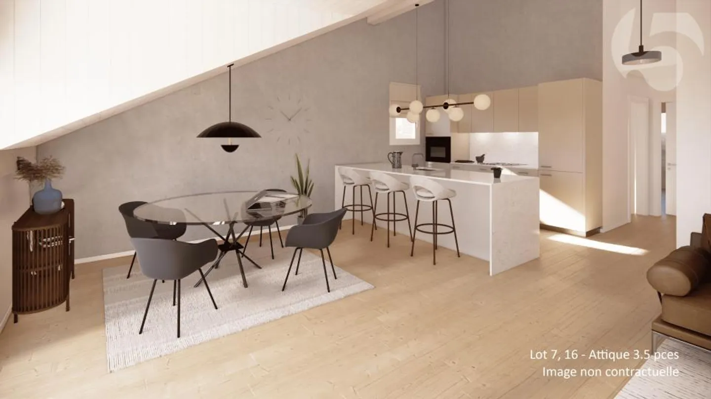 Superbo attico in nuova residenza - Foto 4 di 5