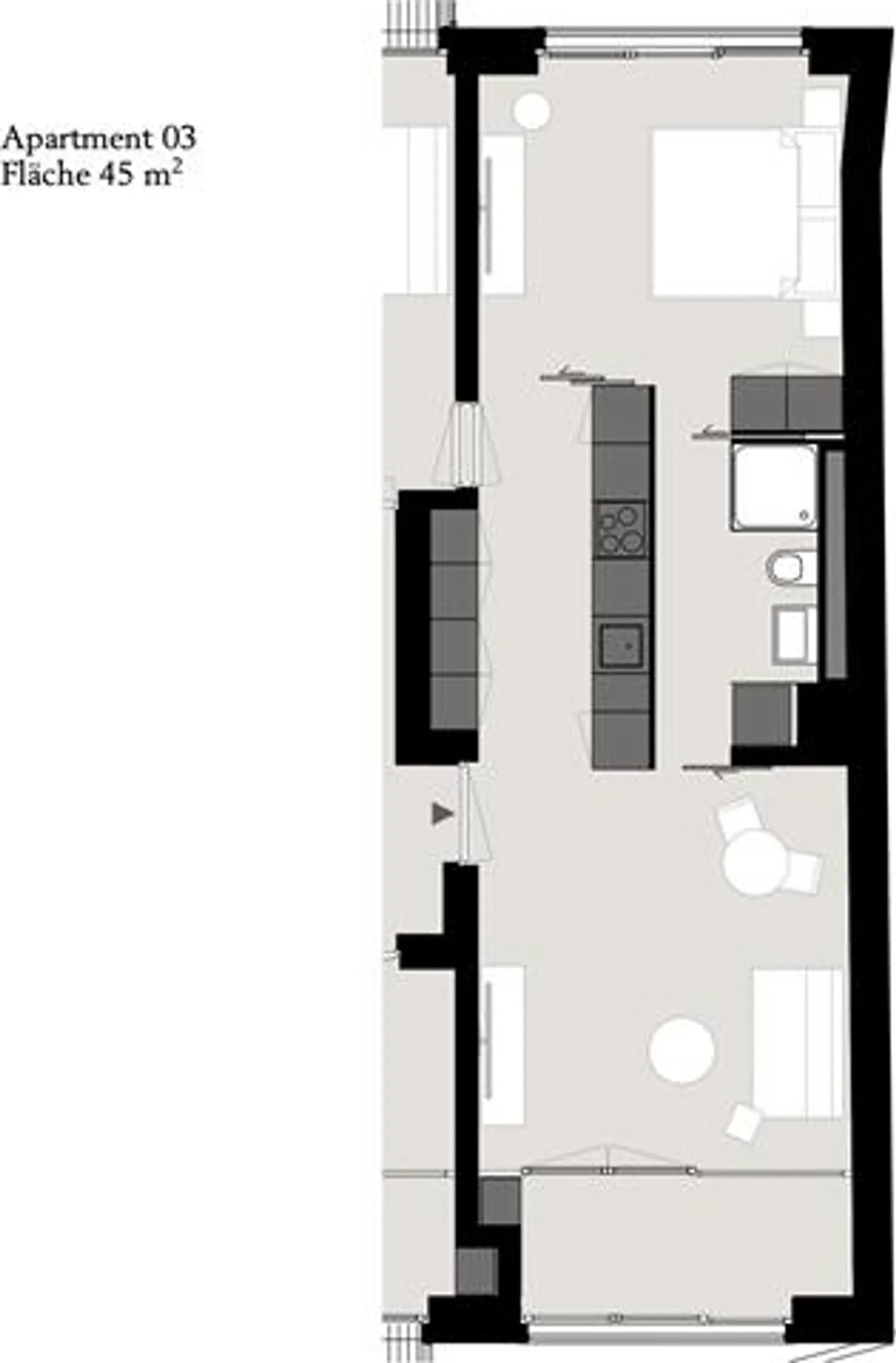 Möblierte Wohnung mieten - Foto 9 von 9