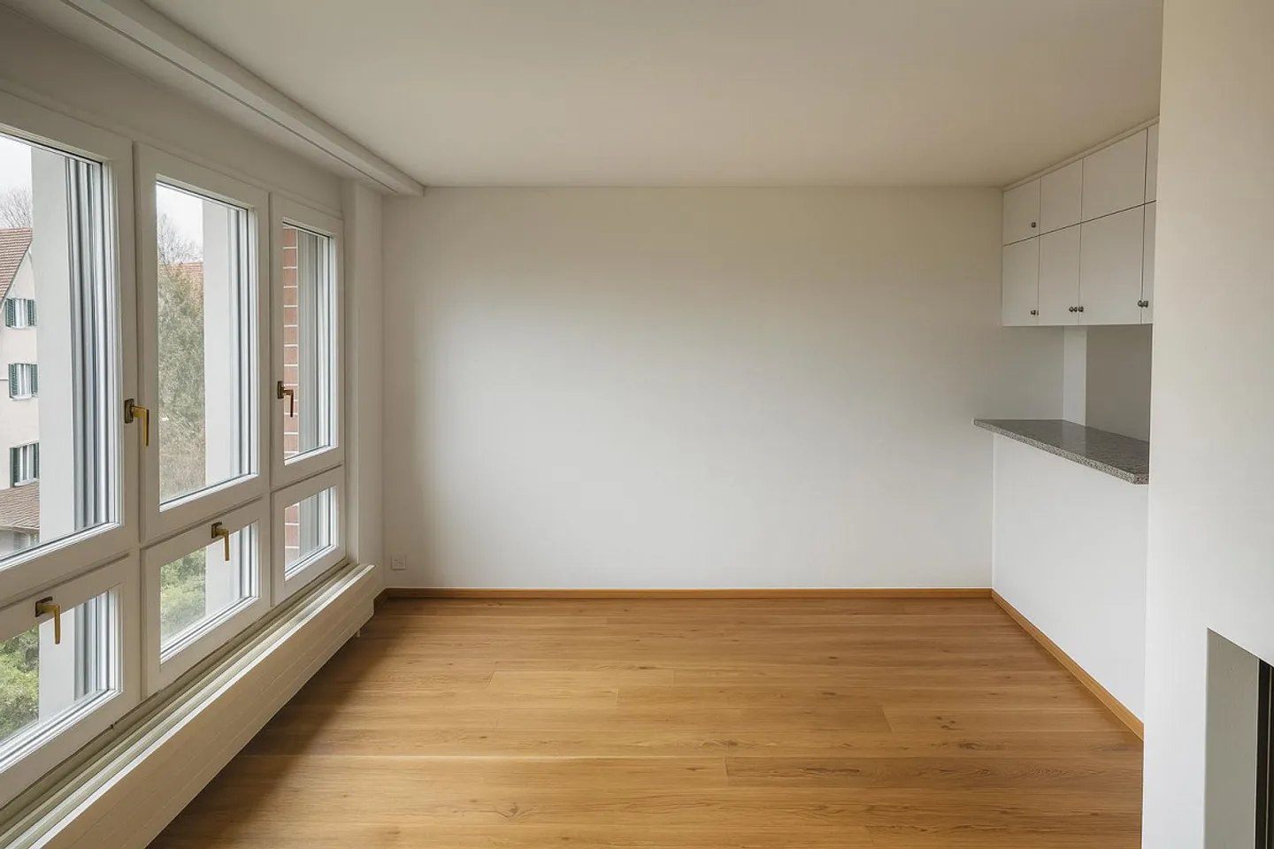 High-Quality Living and Home Office Above the Rooftops of Zurich: Elegant 4.5-Room Apartment - Photo 4 of 8