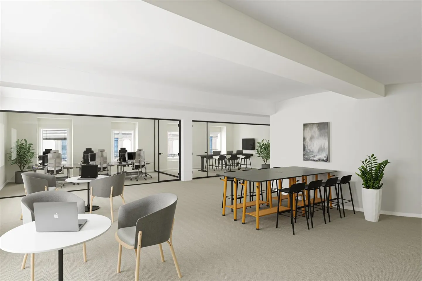 Wunderschöne Büros von 730 m2 am Longemalle-Platz - Foto 4 von 4