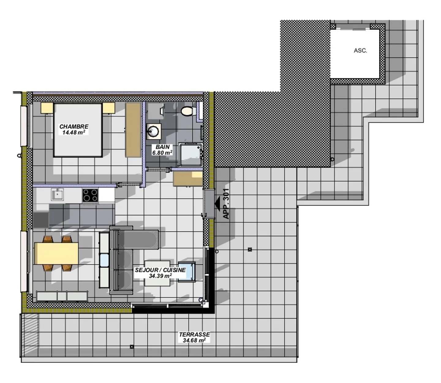 2.5 Room Apartment - Photo 3 of 6