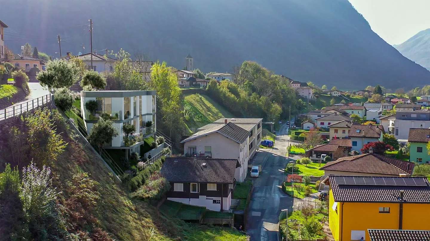 Modern Duplex 3.5 Rooms with Panoramic View in Roveredo - Photo 7 of 7