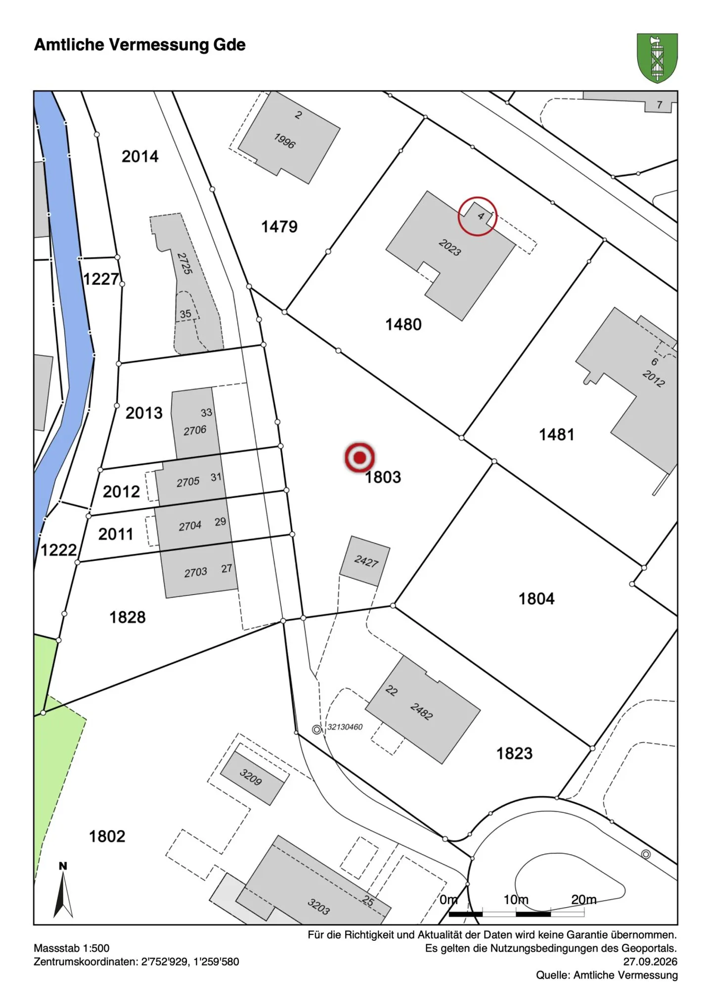 Building land, e.g. for villa, semi-detached house, 3 apartments - Photo 3 of 3