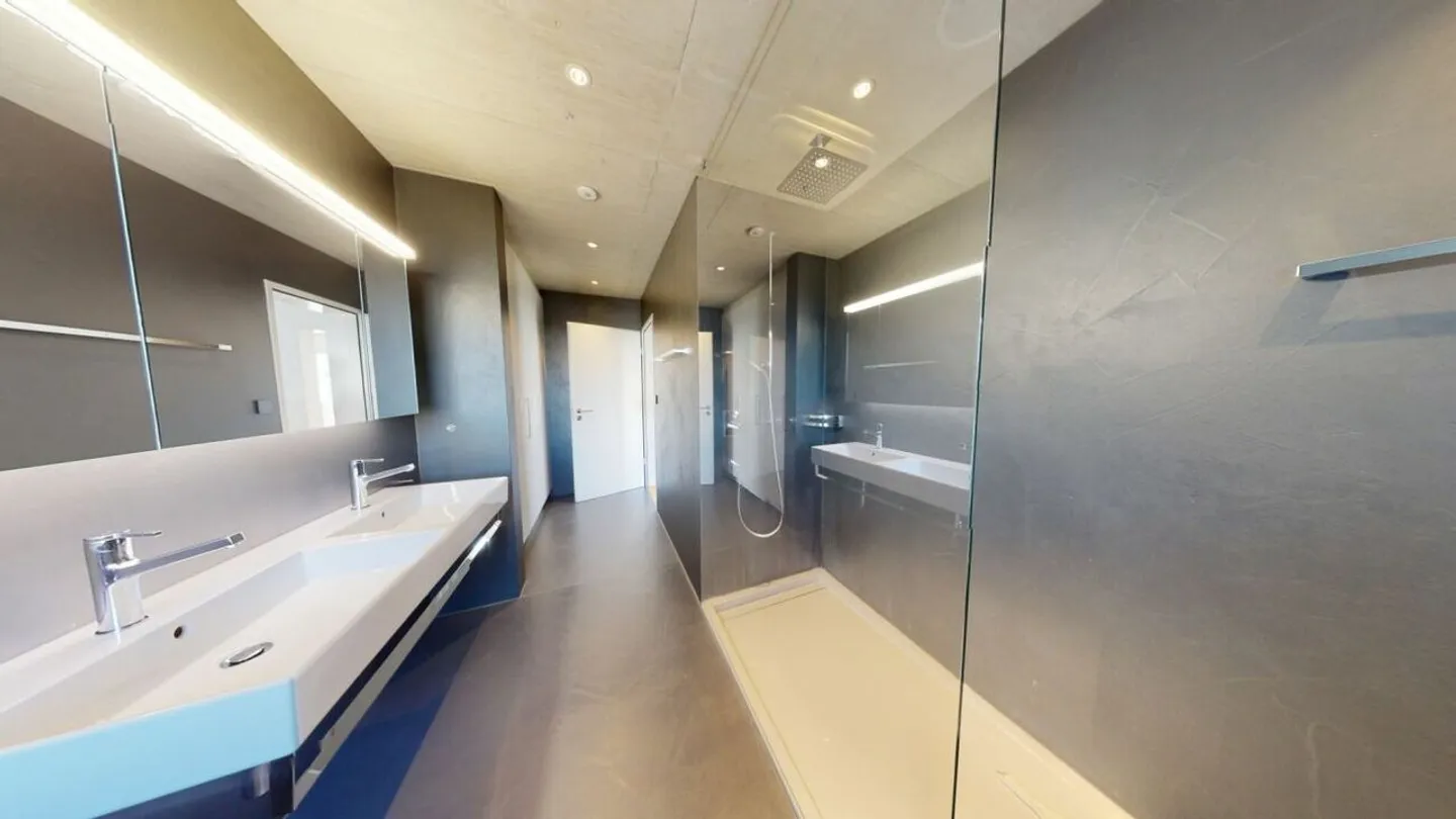 High-quality 6.5-room semi-detached house with cozy wellness garden - Photo 8 of 13