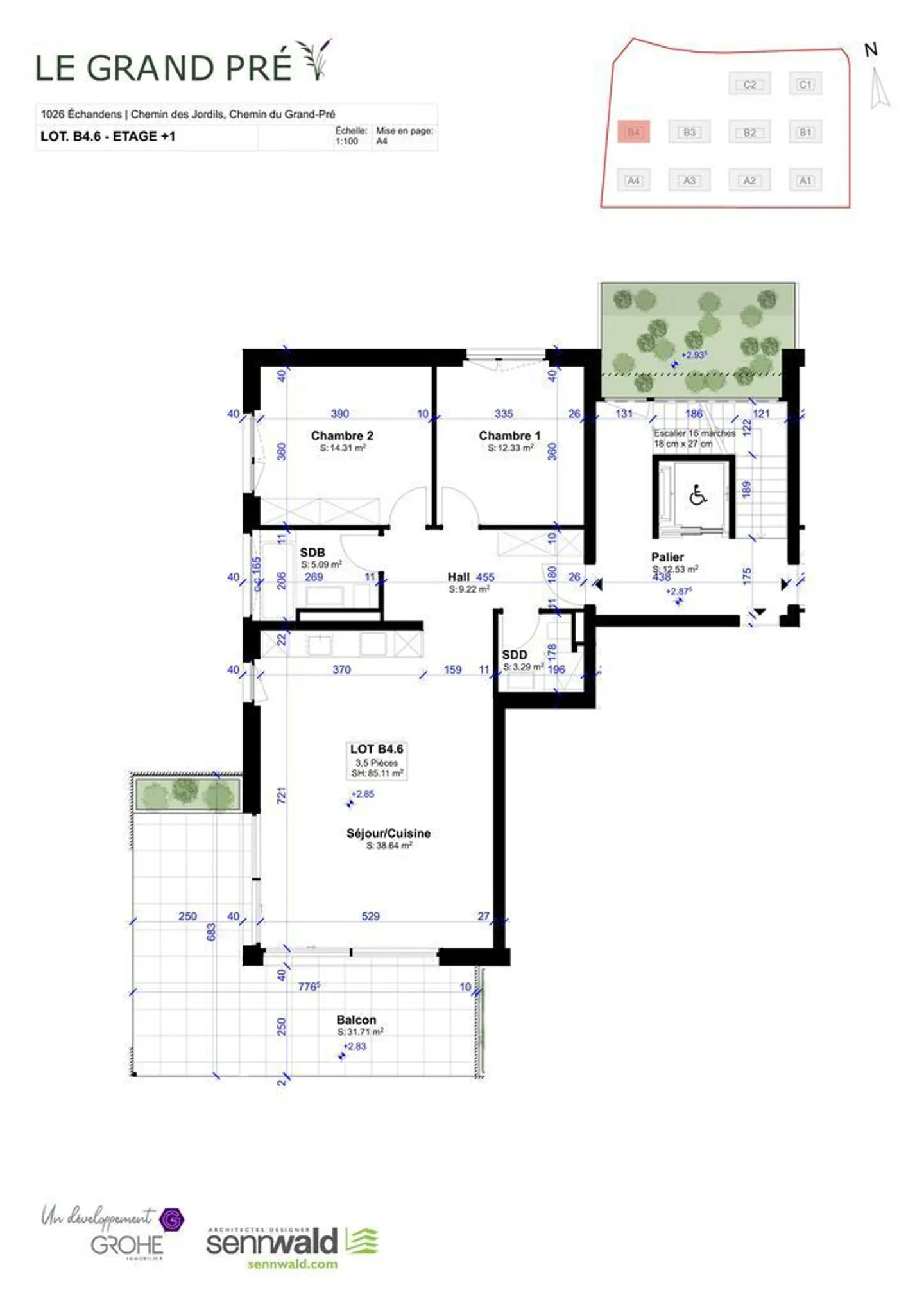 Appartement de Luxe avec Balcon Spacieux - Photo 3 sur 7