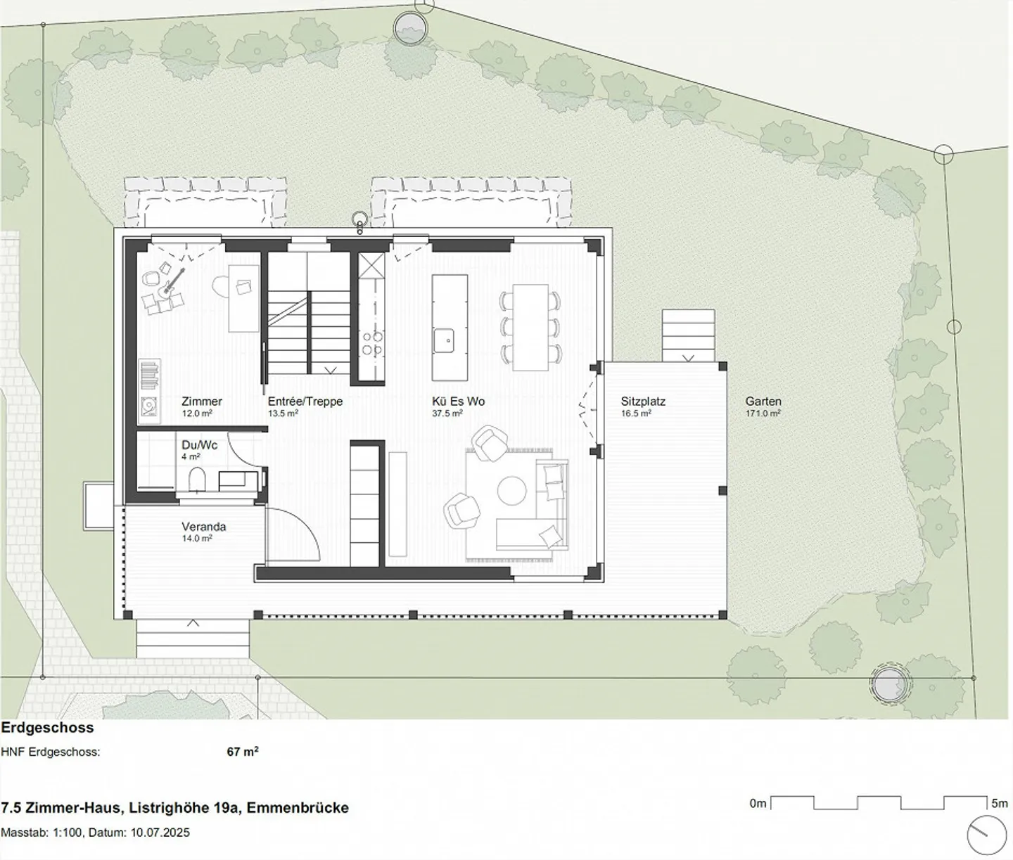 7.5-Zimmer-Einfamilienhaus im Listrigquartier – Erstbezug an exklusive - Foto 3 von 6