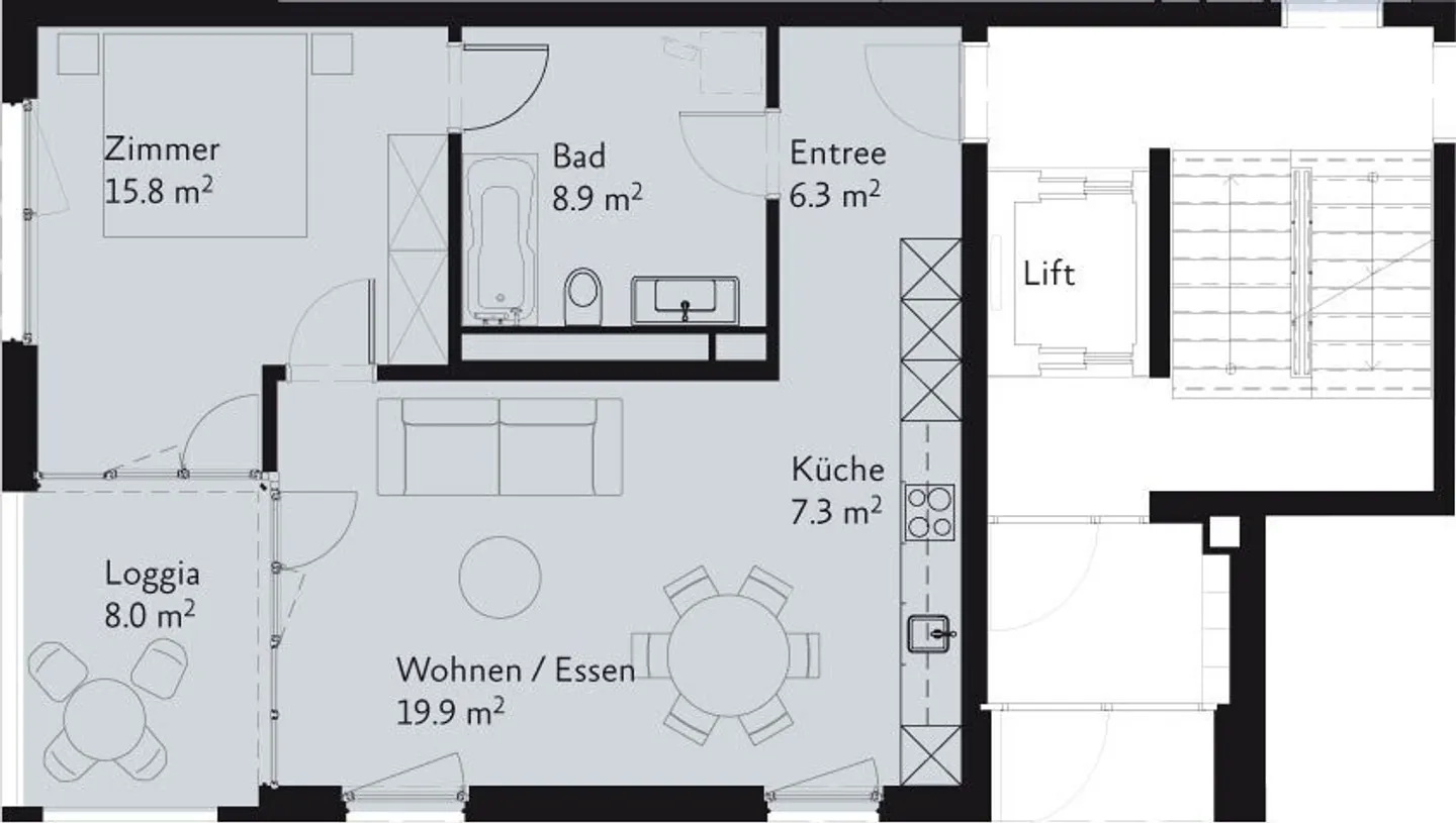 Apartment for rent - Photo 6 of 6