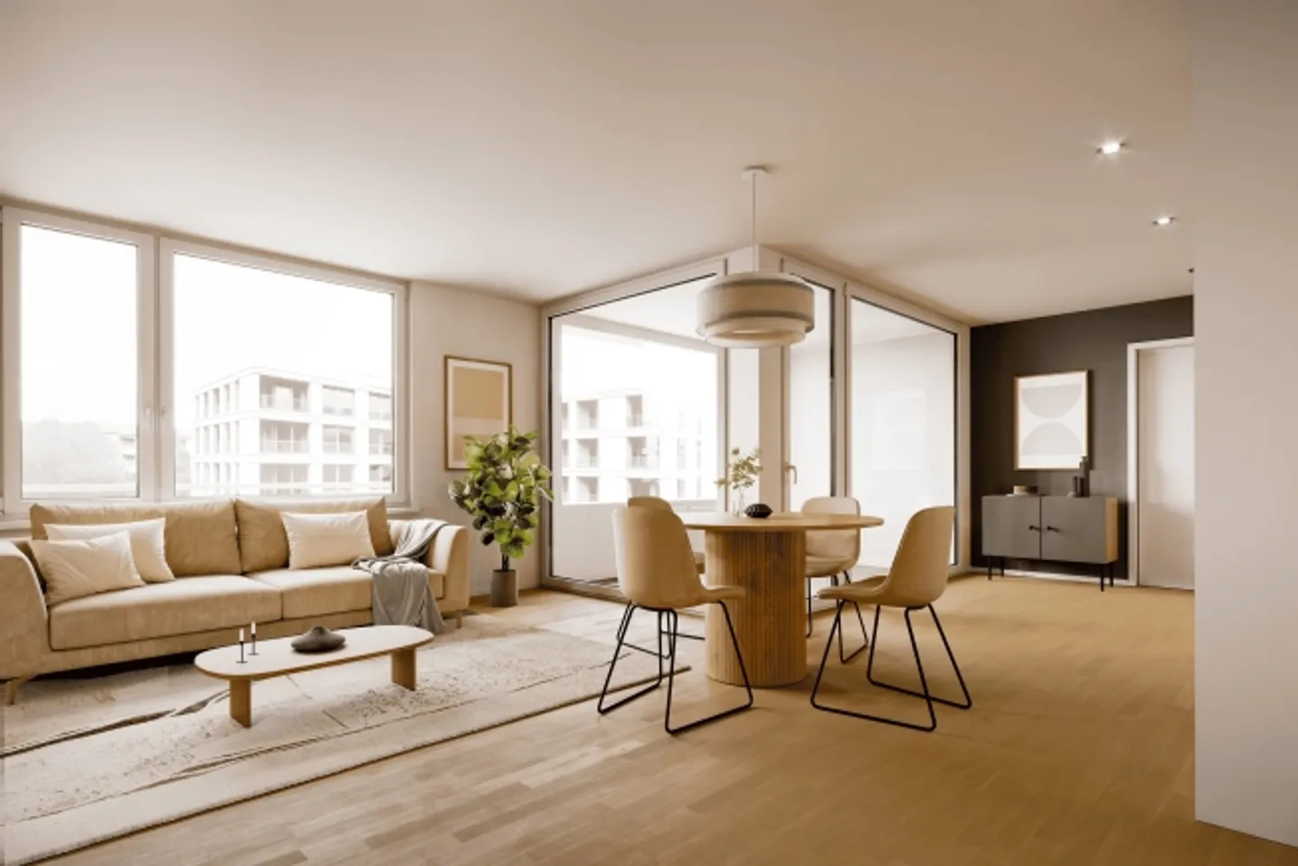 First rental 2.5-room attic apartment after roof extension - Photo 1 of 3