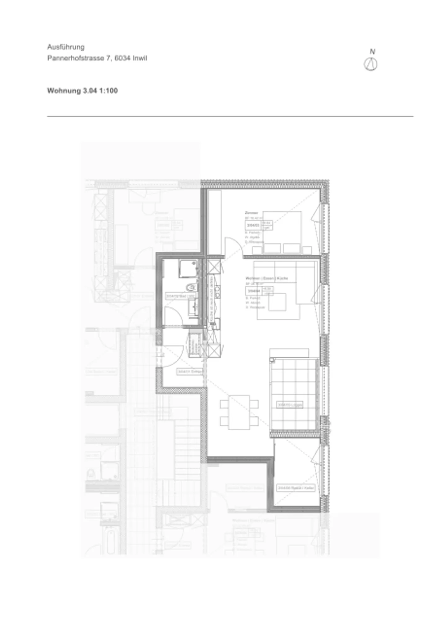 First rental 2.5-room attic apartment after roof extension - Photo 3 of 3