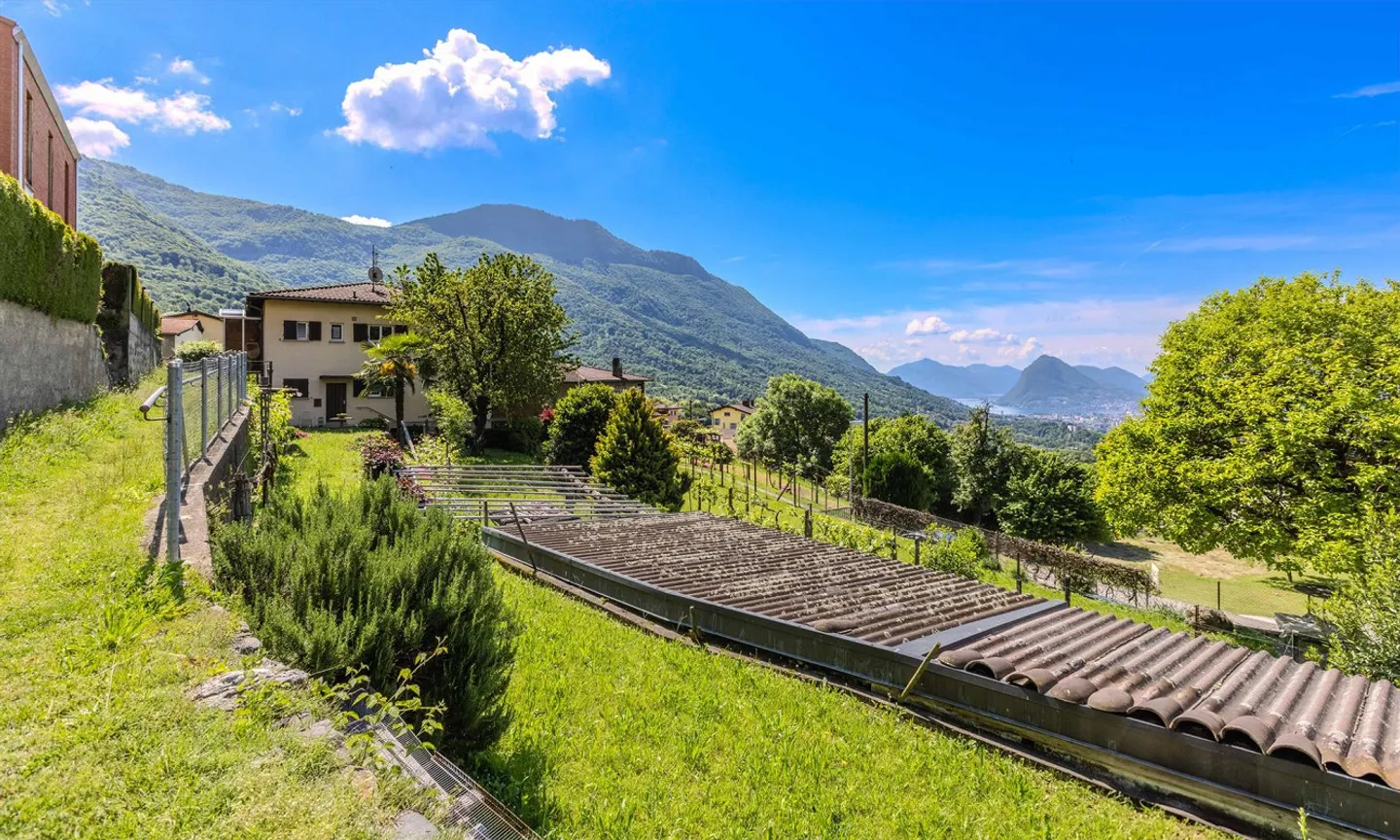 LARGE BUILDABLE LAND WITH LAKE VIEW IN SONVICO - Photo 1 of 3