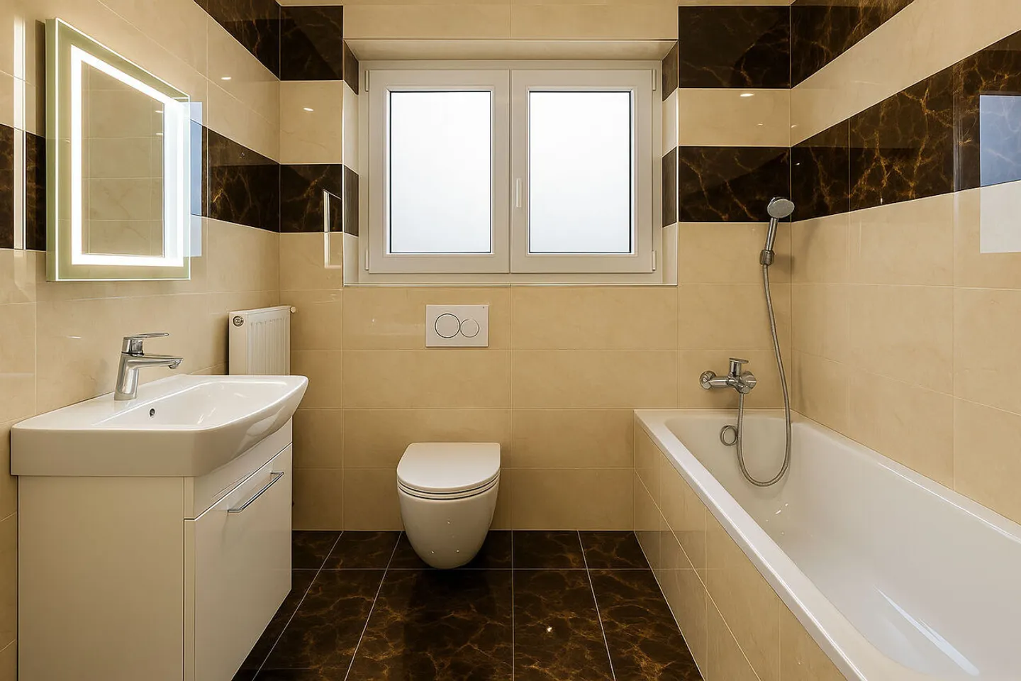 «Magnifico appartamento di 3 stanze completamente ristrutturato con balcone.» - Foto 6 di 6