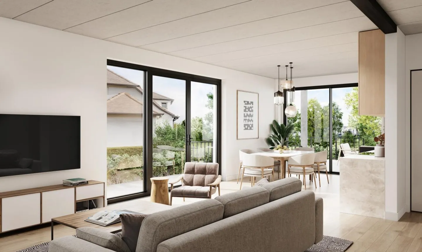 Duplex di alto standard con vista lago a Chailly! - Foto 7 di 9