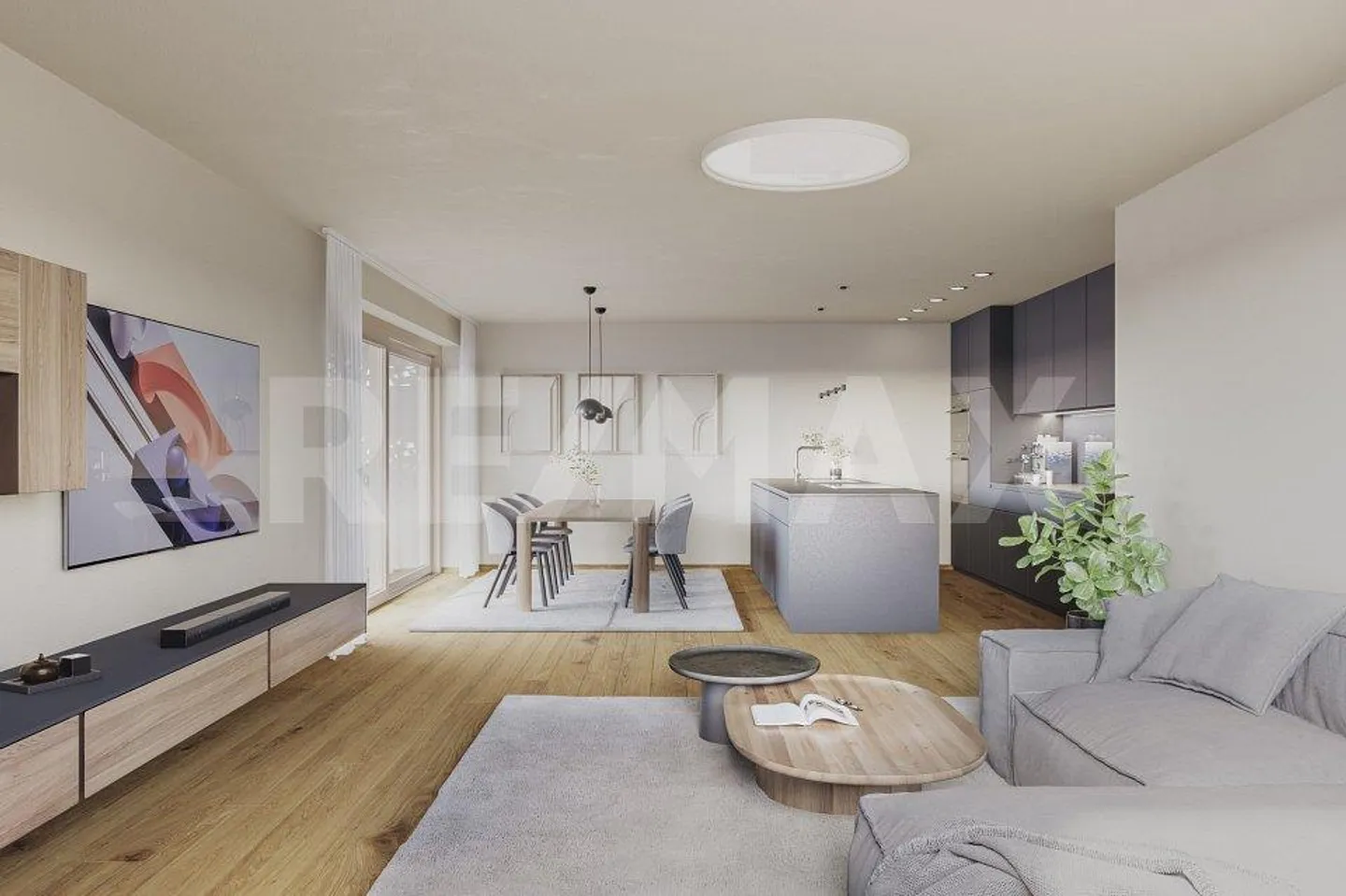 Moderne Wohnung mit Balkon - Foto 3 von 6