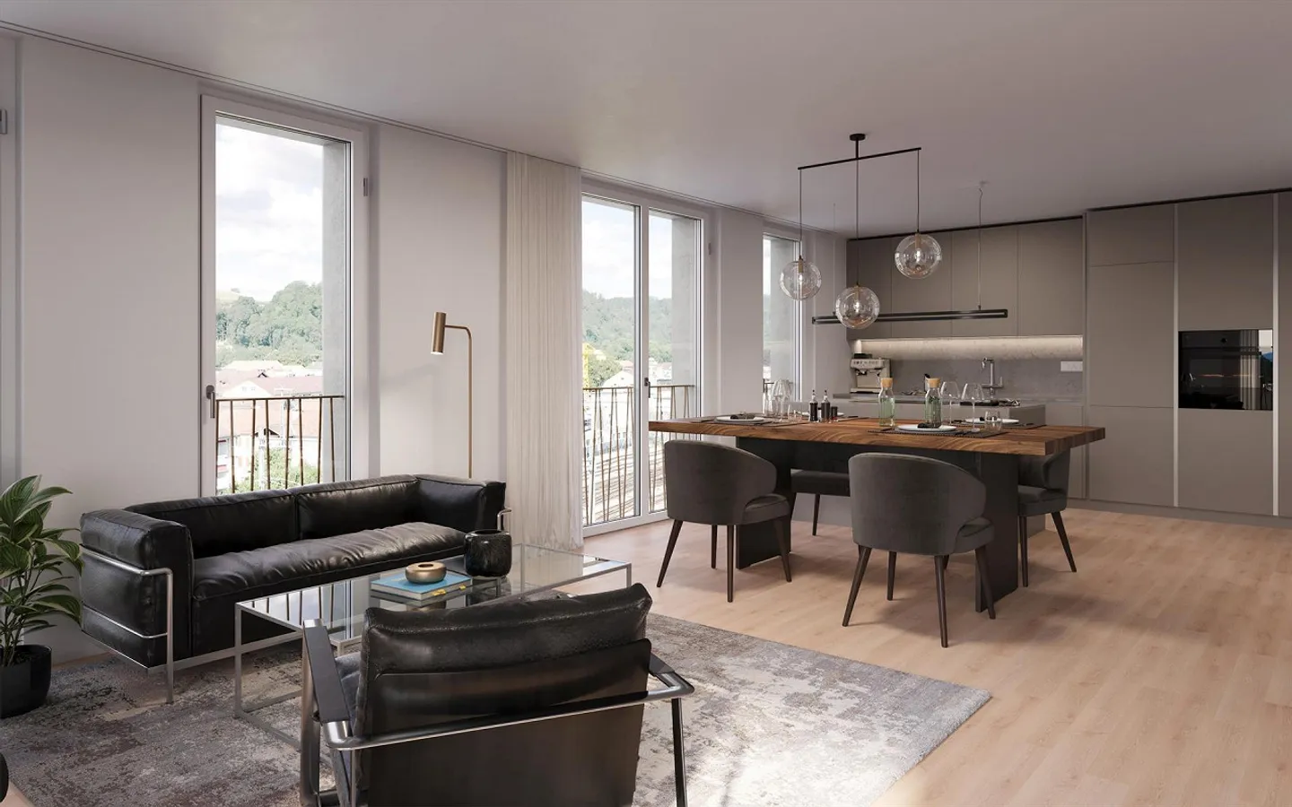 3.5-Zimmer Neubauwohnung im Aebi Areal - Foto 3 von 6