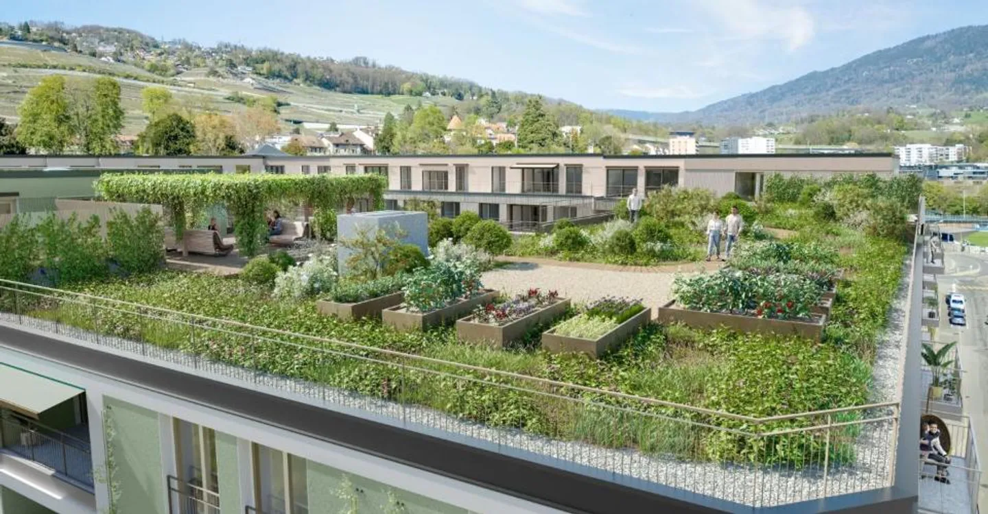 "Gardens in the City" | New housing from studio to 5 rooms in Vevey - Photo 2 of 7