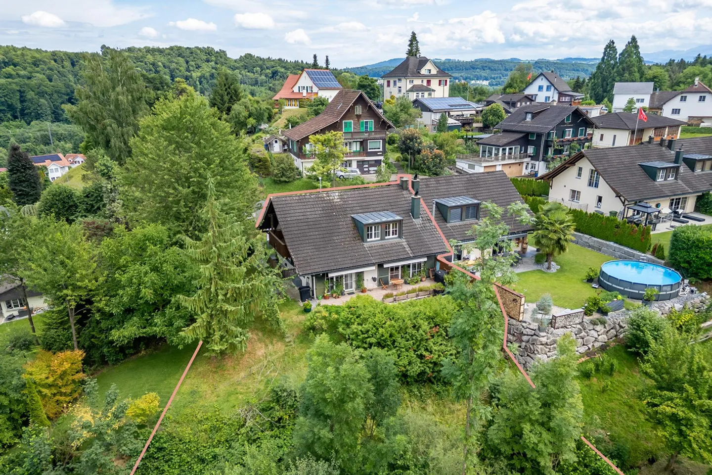 Doppeleinfamilienhaus direkt in der Natur - Foto 21 von 22