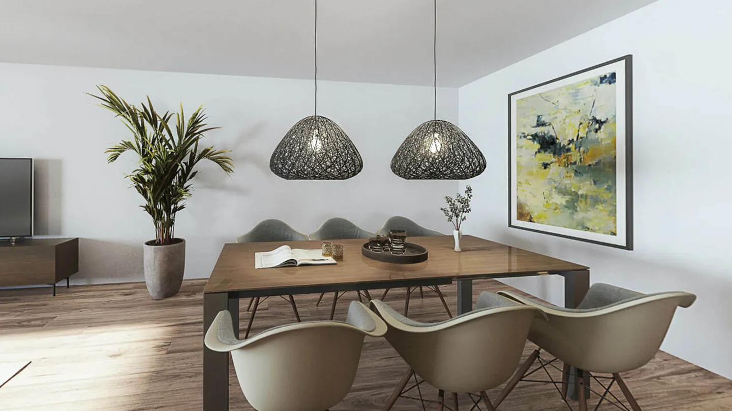Schöne 3½-Zimmer Wohnung mit gedeckter Terrasse - Foto 3 von 8
