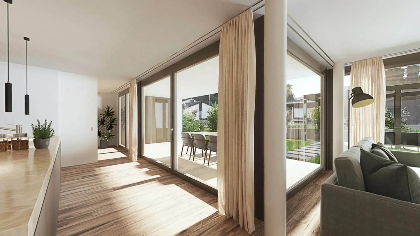 Schöne 3½-Zimmer Wohnung mit gedeckter Terrasse - Foto 6 von 8