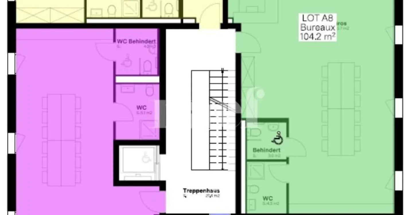 Modularer Verkaufsraum ab 57 m2 im Rohzustand im ersten Stock! - Foto 5 von 5
