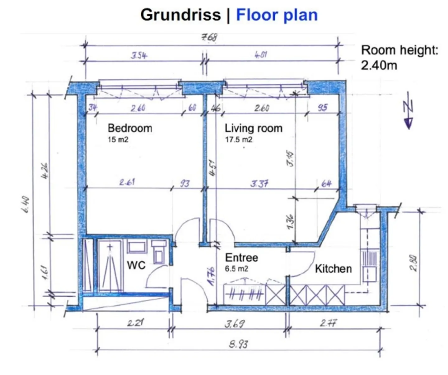 Appartamento con 1 camera da letto in affitto a Zurigo - Foto 7 di 7