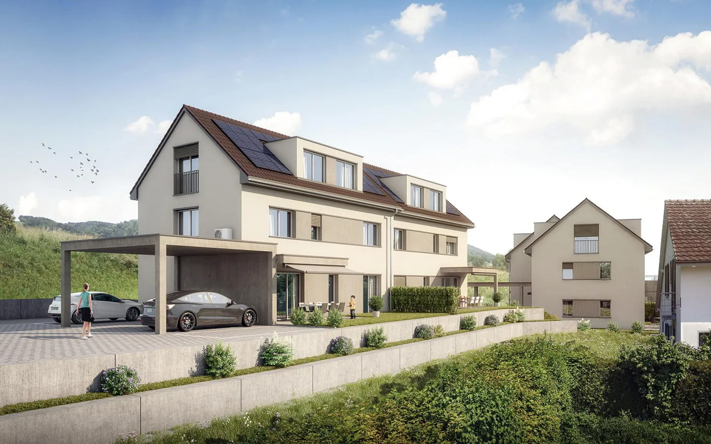 Moderne Doppelhaushälfte - Foto 4 von 5