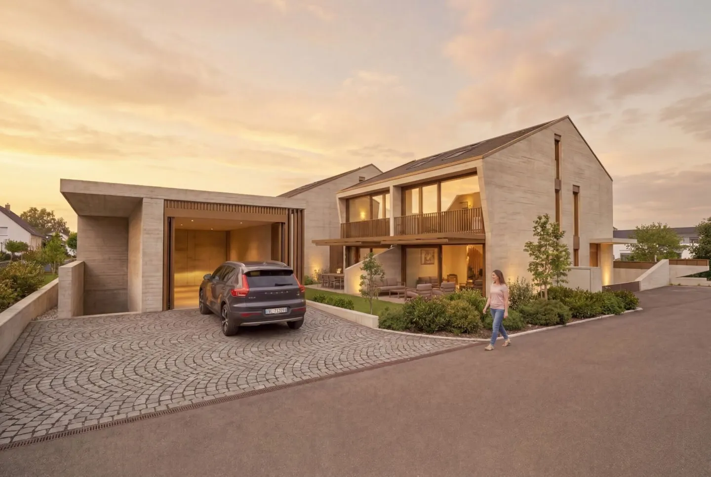 Moderne Doppelhaushälften - Foto 3 von 12