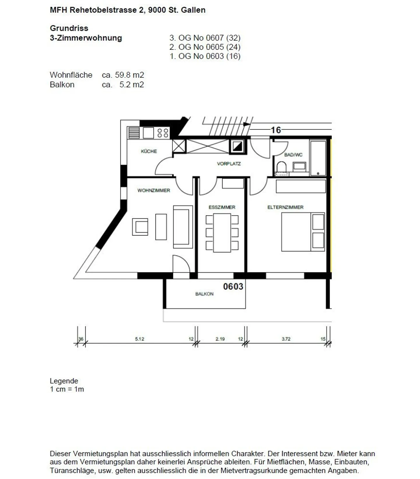 Appartamento elegante 3.5 locali in posizione urbana - Foto 8 di 8