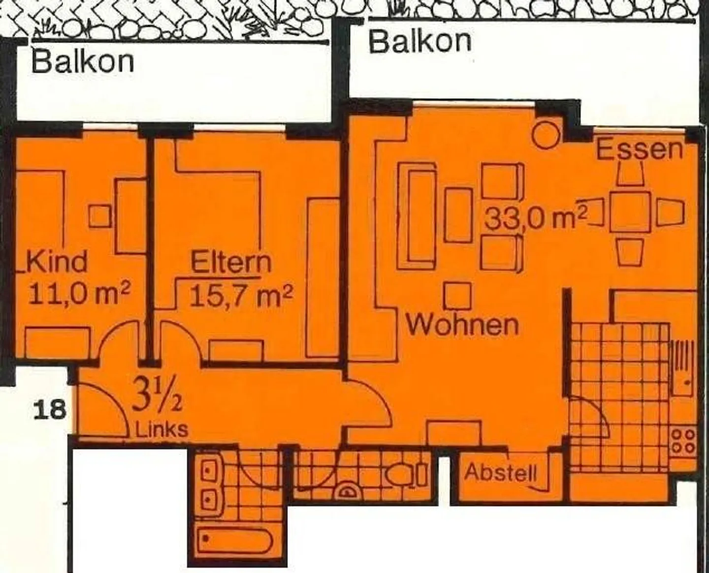 Gemütliche Wohnung Nähe See - Foto 10 von 11