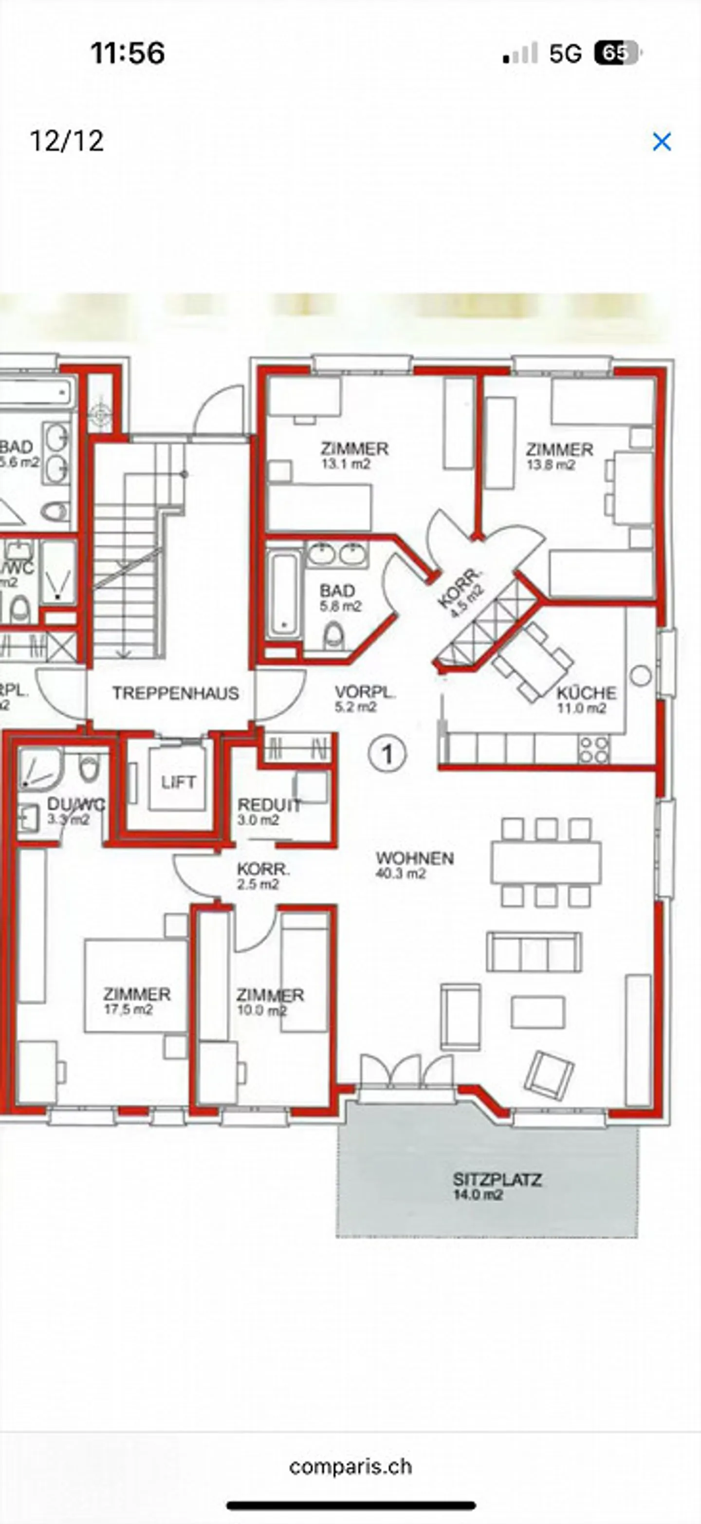 Attractive 5.5-room apartment with balcony - Looking for new tenants - Photo 5 of 6