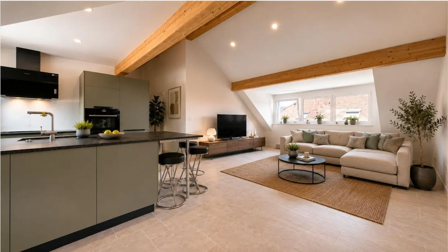 Attique Neuf avec Loggia - Photo 2 sur 13
