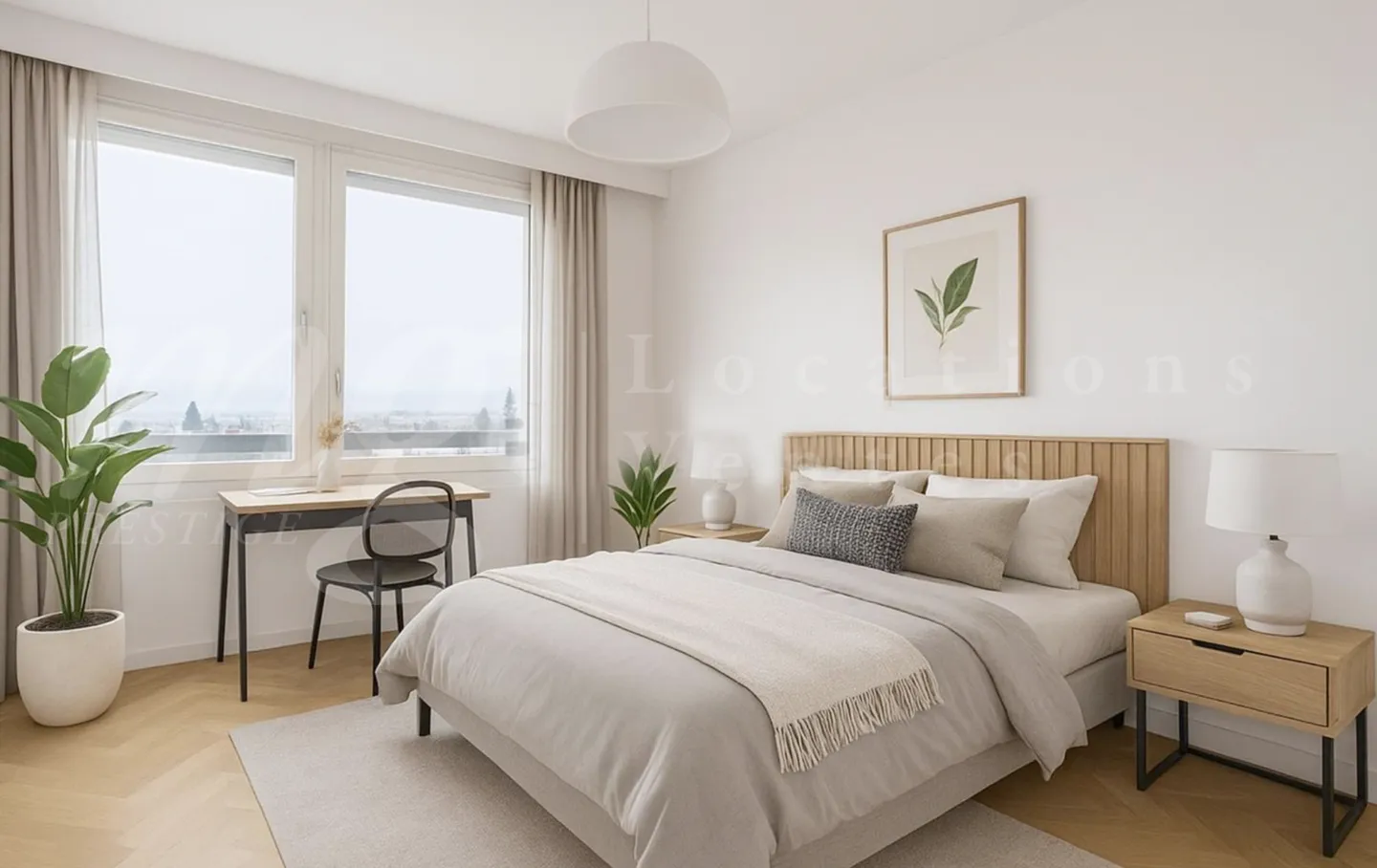 CHARMANT APPARTEMENT DE 180 M2 AVEC BELLE VUE PANORAMIQUE SUR LA VILLE !! ET 3 B - Photo 8 sur 9