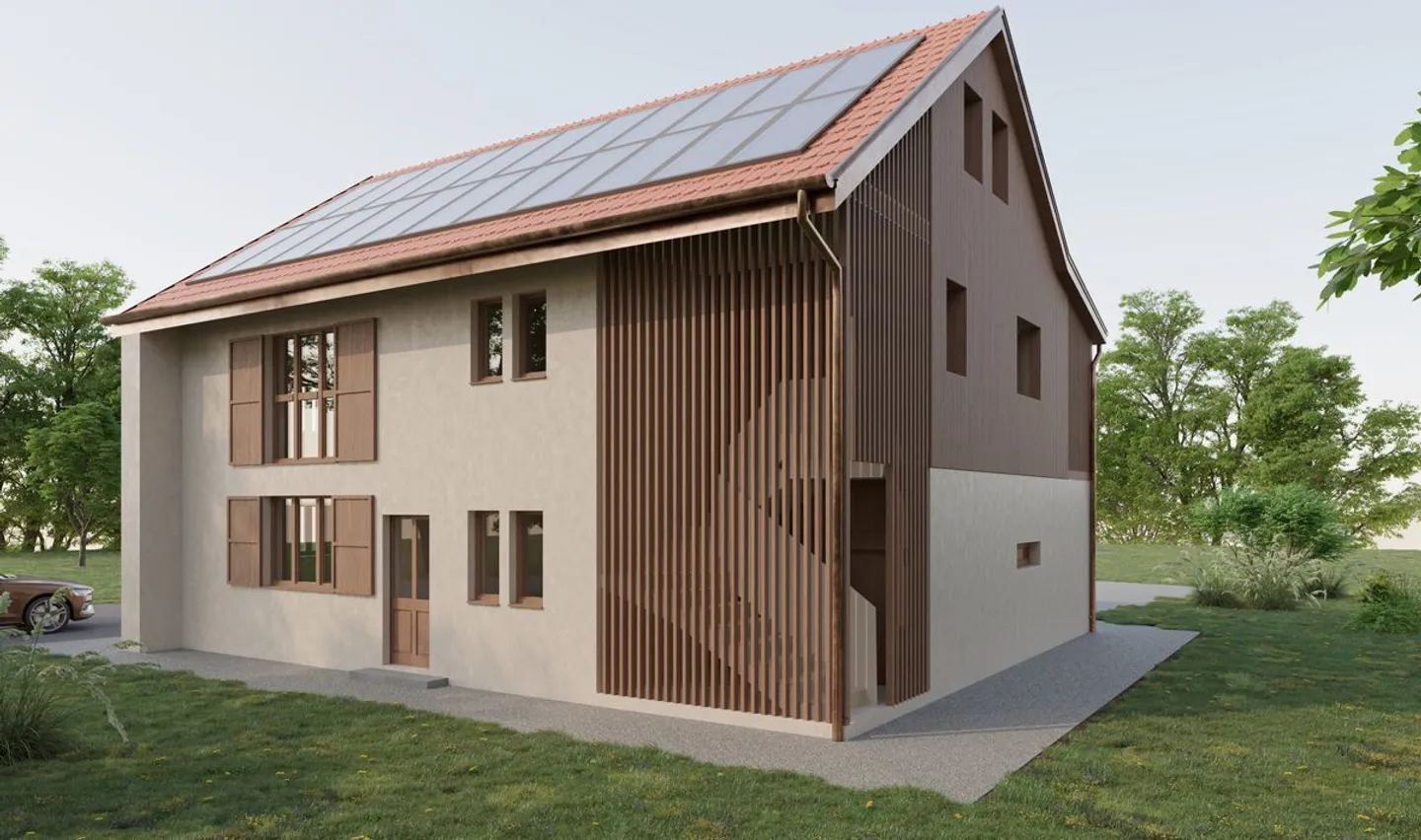 Incantevole duplex ristrutturato di 5,5 locali in un contesto naturale e tranquillo - Foto 1 di 11