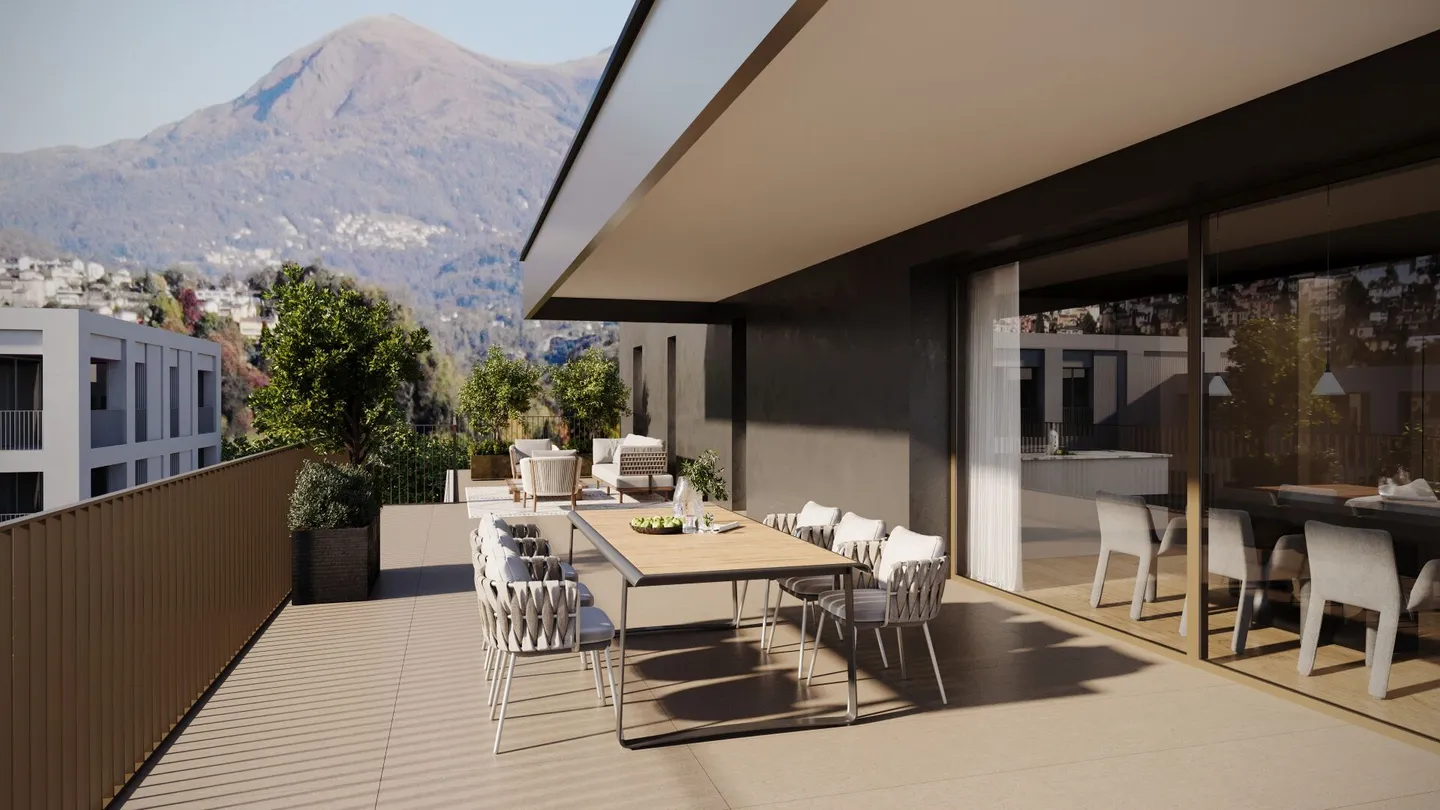 PREGASSONA - Parco Ceresio Residence - new 4.5-room apartments - Photo 2 sur 11