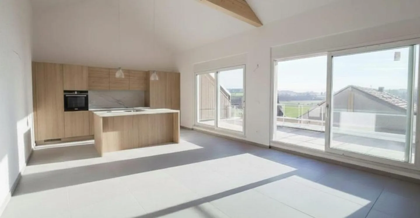 AN EXCEPTIONAL LOT WITH GARDEN, TERRACE WITHOUT OVERLOOKING AND MOUNTAIN VIEW! - Photo 2 of 8