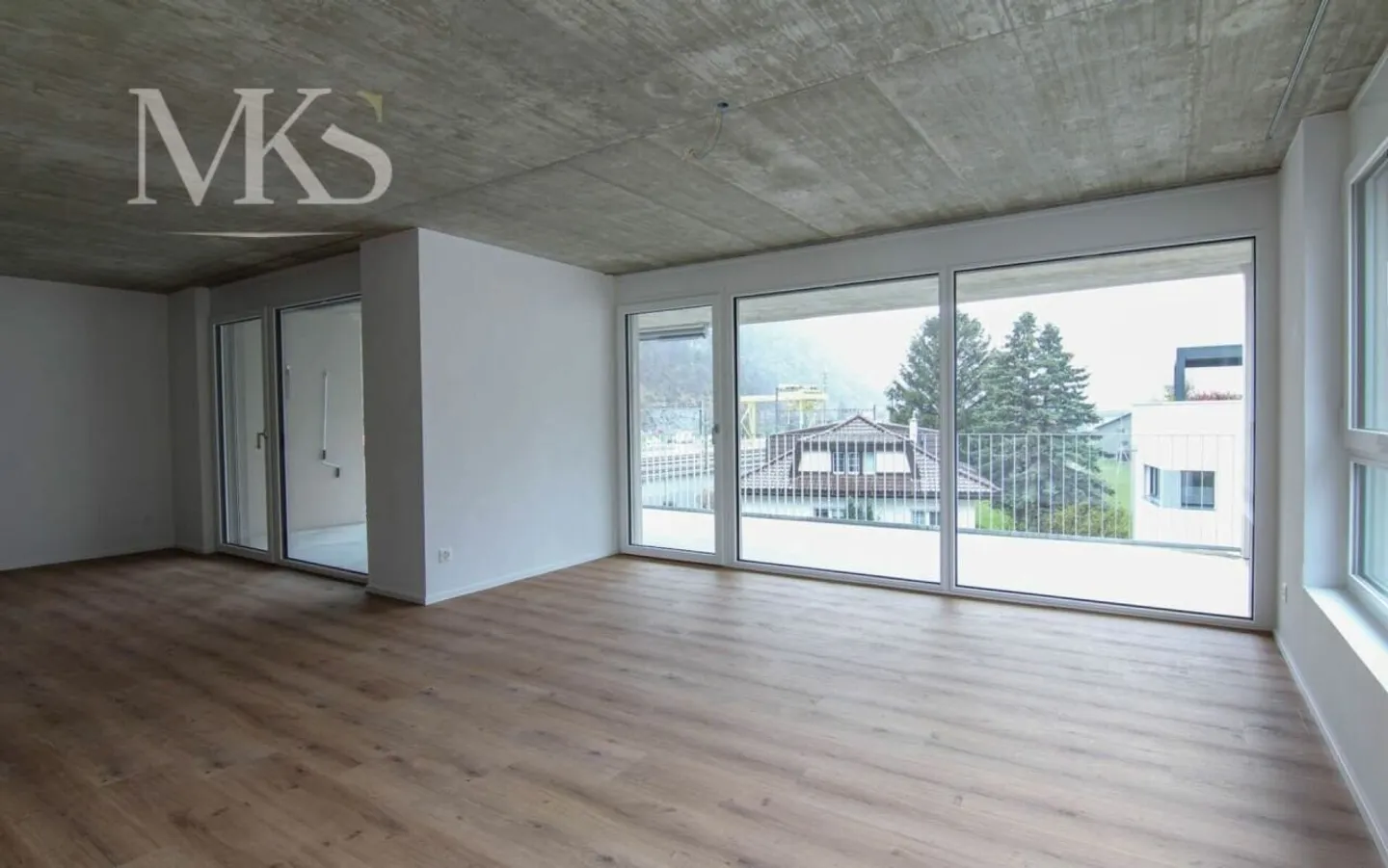 Appartement spacieux de 5,5 pièces dans le nouveau bâtiment à Visp (140 m2 avec 34 m2 de balcon) - Photo 5 sur 16