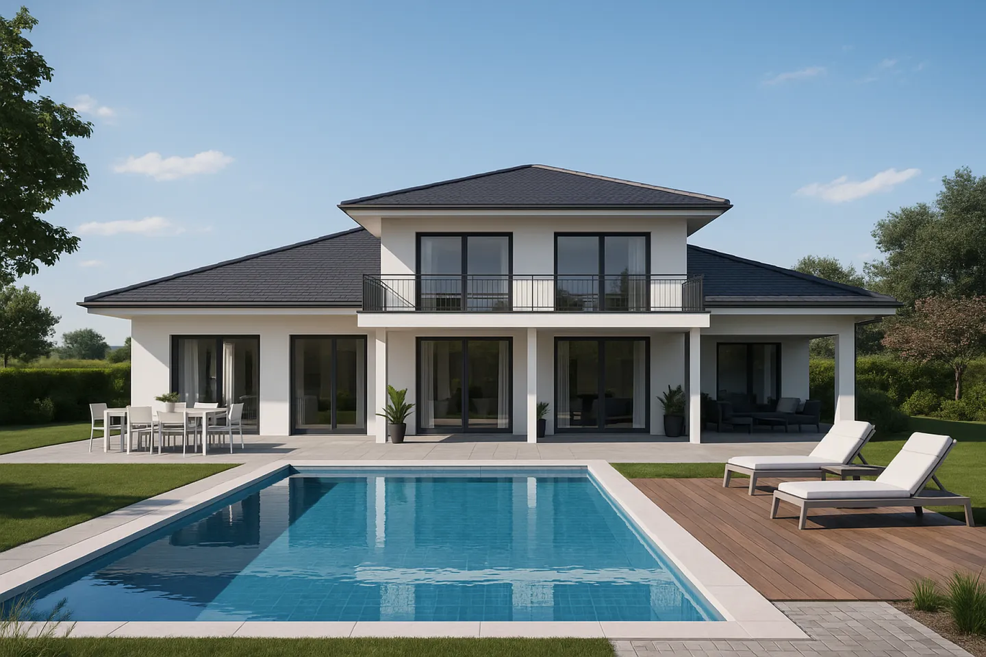 Neubau, Villa mit Pool und grossem Garten - Photo 1 sur 2