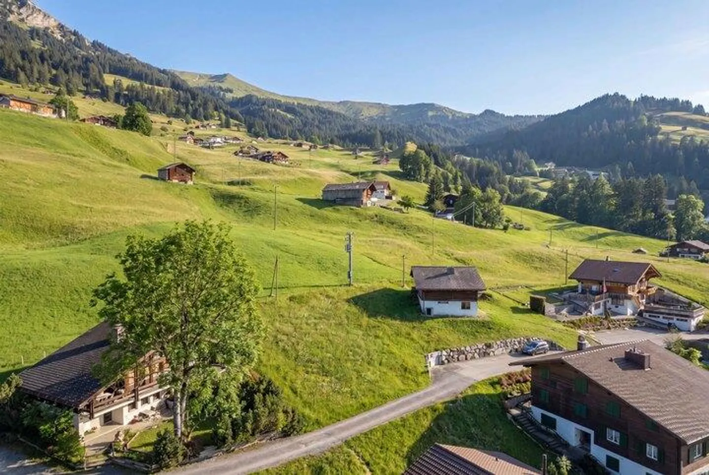 EMPLACEMENT ENSOLEILLÉ À LENK - TERRAIN À BÂTIR DE 747 m² AVEC UN PANORAMA MONTAGNEUX DE RÊVE - Photo 4 sur 9