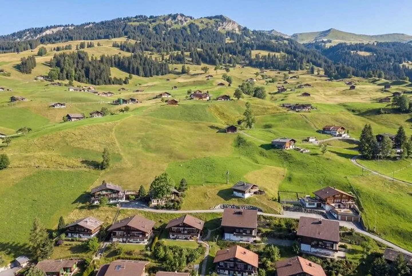 EMPLACEMENT ENSOLEILLÉ À LENK - TERRAIN À BÂTIR DE 747 m² AVEC UN PANORAMA MONTAGNEUX DE RÊVE - Photo 6 sur 9