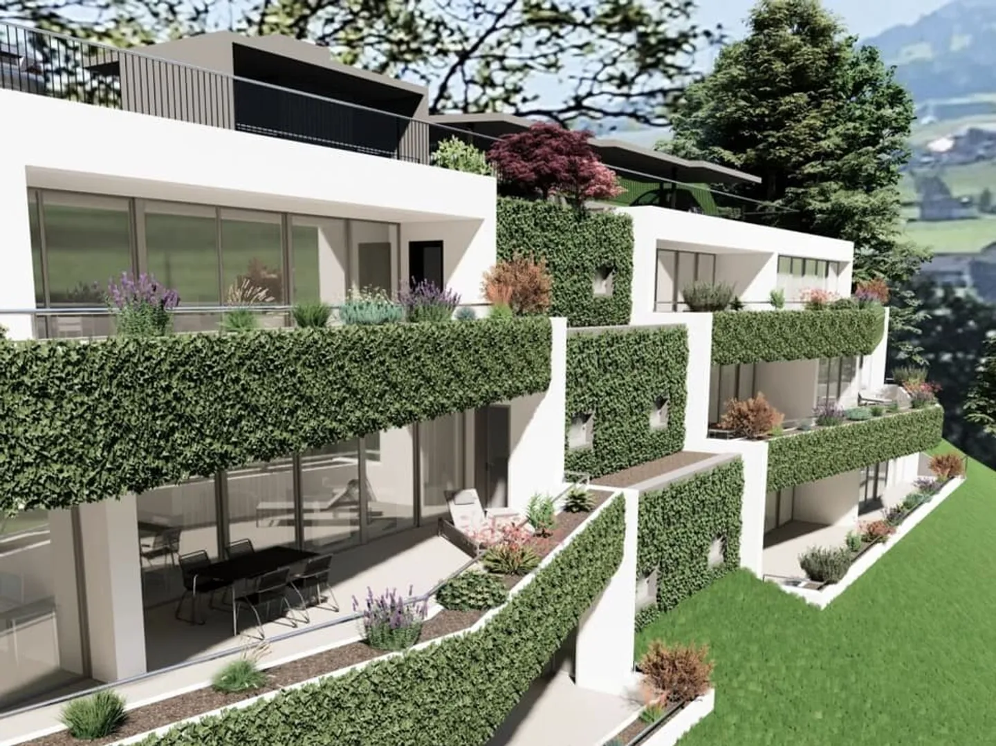 A vendre magnifique appartement de 4,5 pces en terrasse sur la commune de Vaulru - Photo 6 of 11