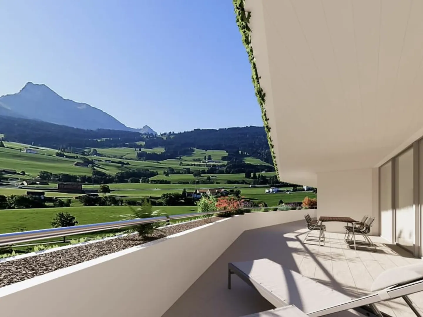 A vendre magnifique appartement de 4,5 pces en terrasse sur la commune de Vaulru - Photo 8 of 11